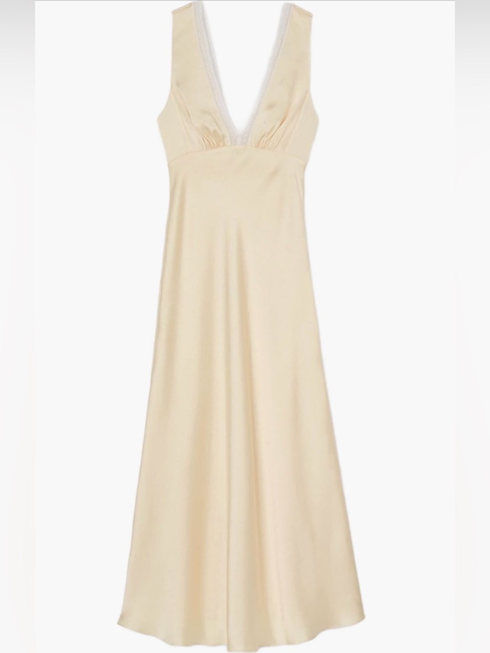 Sandro Satin Effect Maxi Dress NWT size 42